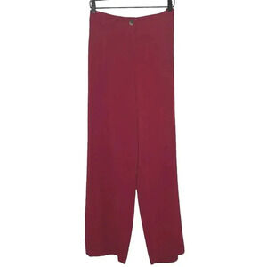NWT SoHo Apparel LTD. Women’s Wide Leg Trousers/Pants Red Berry Size 14